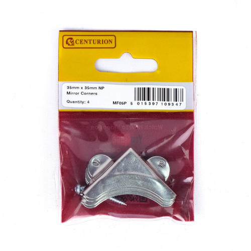 35mm x 35mm NP Mirror Corners (Pack of 4)