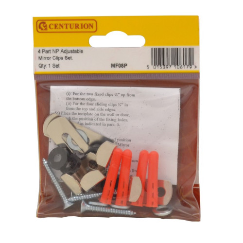 4 Part NP Adjustable Mirror Clips Set