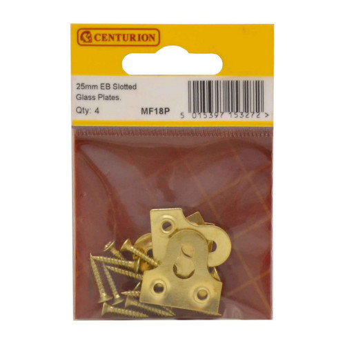 25mm EB Slotted Glass Plate (Pack of 4)