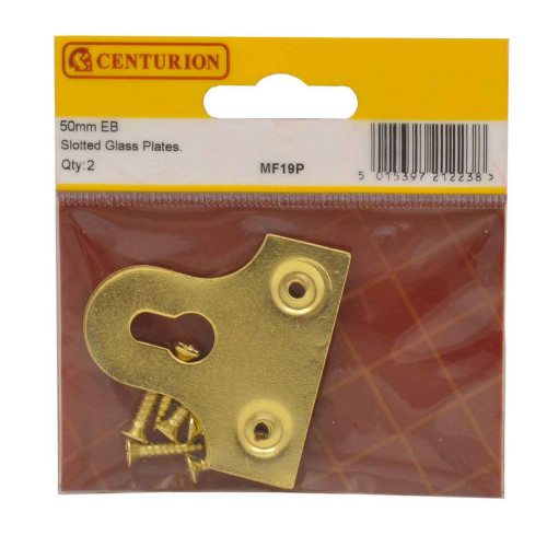 50mm EB Slotted Glass Plate (Pack of 2)