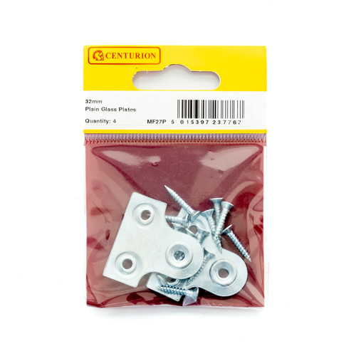 32mm NP Plain Glass Plate (Pack of 4)