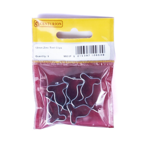 12mm ZP Tool Clips (Pack of 5)