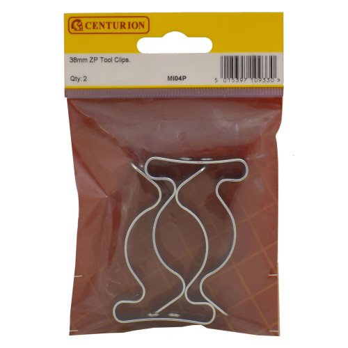 38mm ZP Tool Clips (Pack of 2)