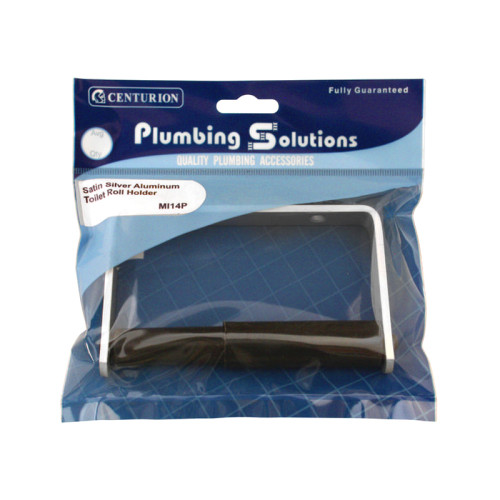 Toilet Roll Holder - Satin Silver Aluminum