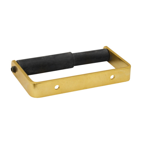 Toilet Roll Holder - Satin Gold Aluminum