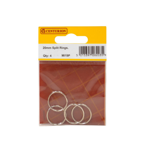 20mm dia. NP Split Rings (Pack of 4)