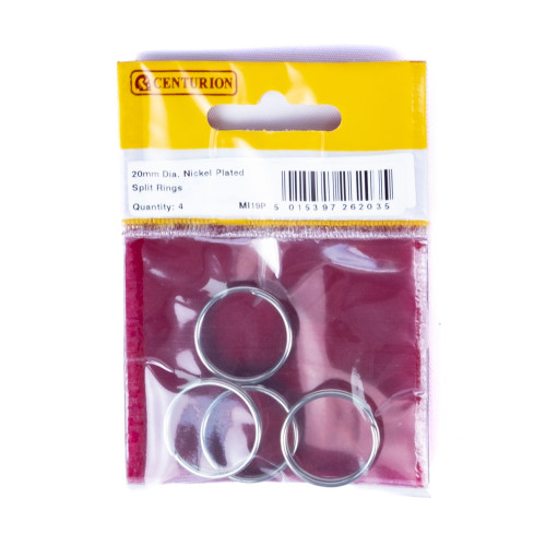 20mm dia. NP Split Rings (Pack of 4)