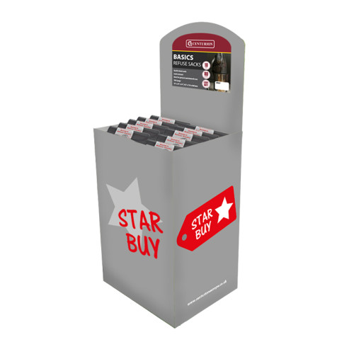 Dump Bin Deal - 170 pc Basics Refuse Sacks