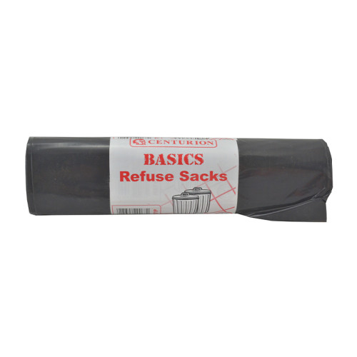 Basic Refuse Sacks, Black, 80 Litre Capacity