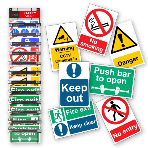 12 Tier Sign Merchandiser