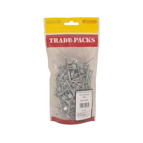 Clout Nails, 40mm x 2.65mm, Galvanised
