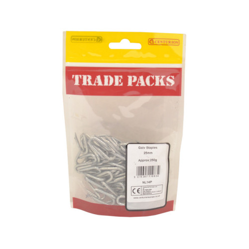 Netting Staples, 25mm, Galvanised