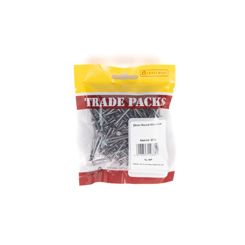 25mm Round Wire Nails (250g)