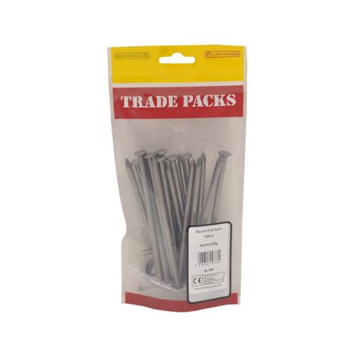 Bright Round Wire Nails, 125mm x 5.6mm