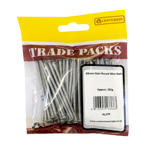 65mm Galv Round Wire Nails