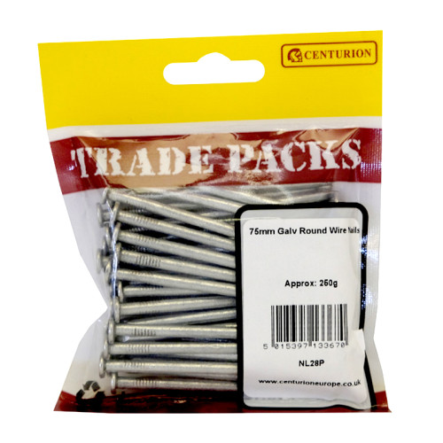 75mm Galv Round Wire Nails
