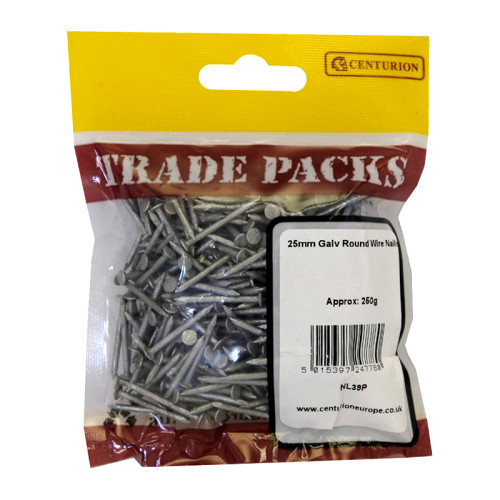 25mm Galv Round Wire Nails
