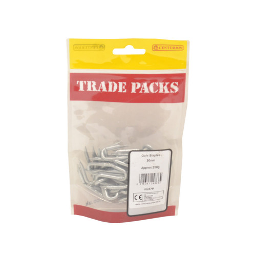 Netting Staples, 30mm, Galvanised