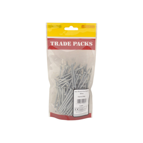 Round Wire Nails, 65mm x 3.35mm, Galvanised