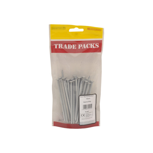 Round Wire Nails, 100mm x 4.5mm, Galvanised