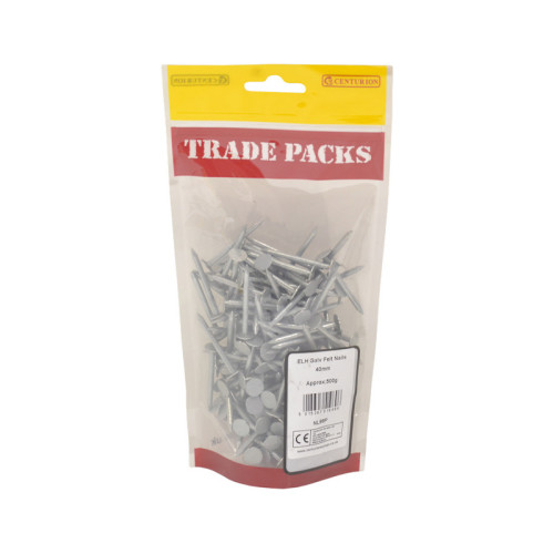 Large Head Felt Nails, 40mm x 3mm, Galvanised