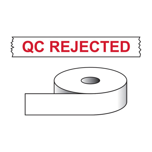 QC Rejected Printed Tape - 50mm x 66m
