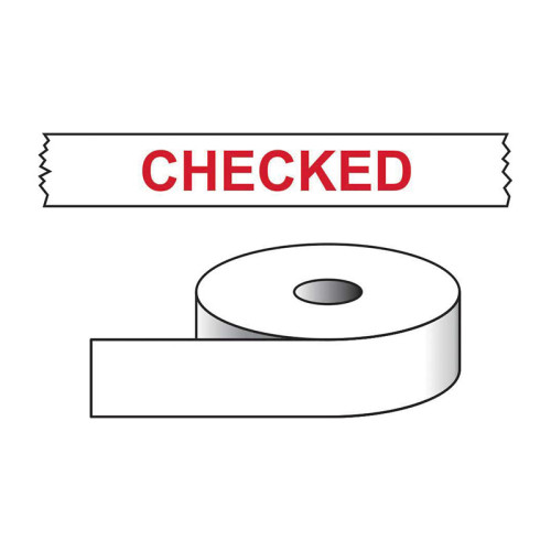 Checked Printed Tape - 50mm x 66m