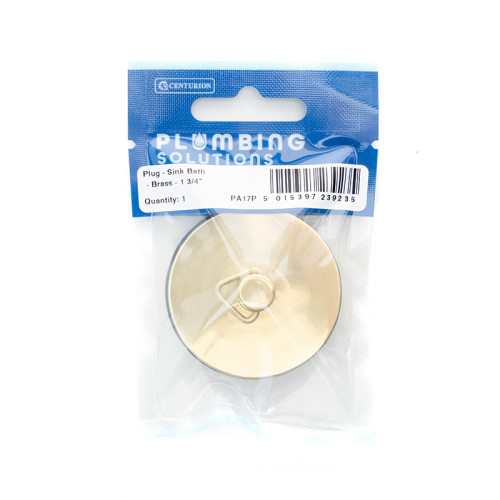 Sink & Bath Plug - Brass - 1 3/4"