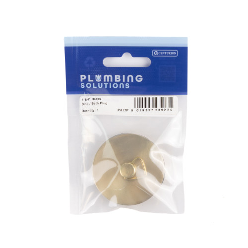Sink & Bath Plug - Brass - 1 3/4"