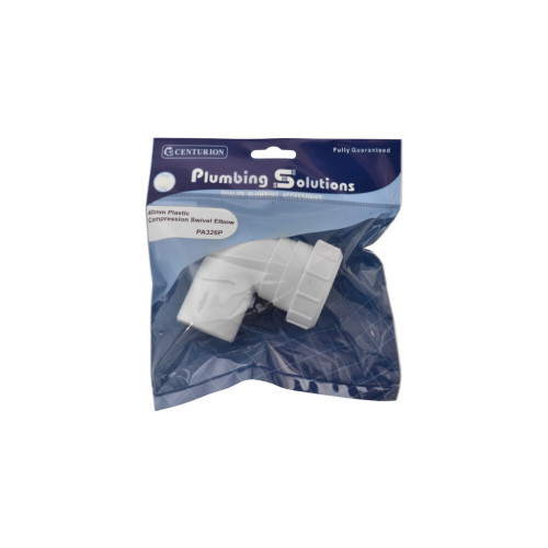 40mm Plastic Compression Swivel Elbow