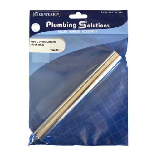 Radiator Pipe Covers Chrome - 2 Pack