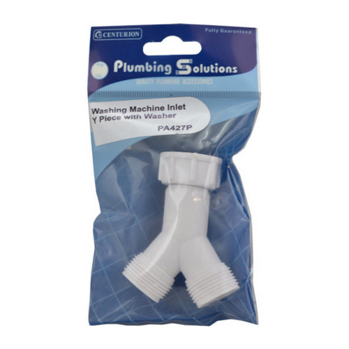 Washing Machine Inlet Y Piece with Washer