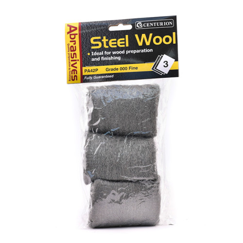 Abrasives Steel Wire Wool, 000 Fine (Pack of 3)