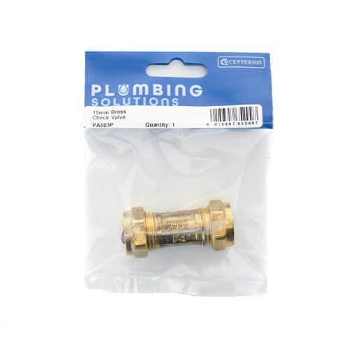 15mm Brass Check Valve