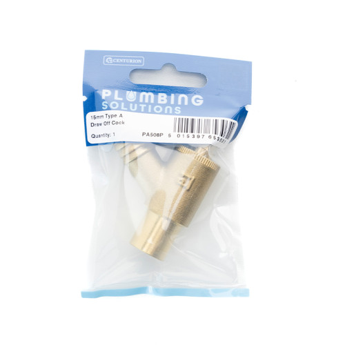15mm Brass Type A Draw Off Cock