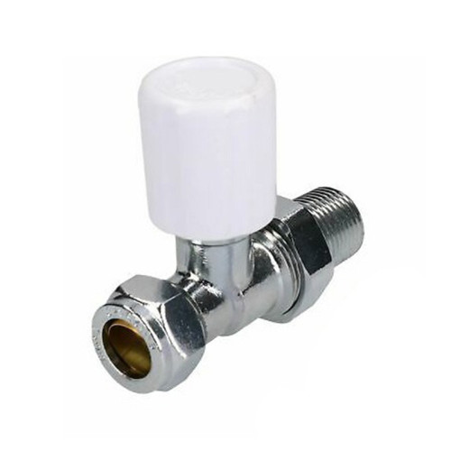 15mm Straight Radiator Valve
