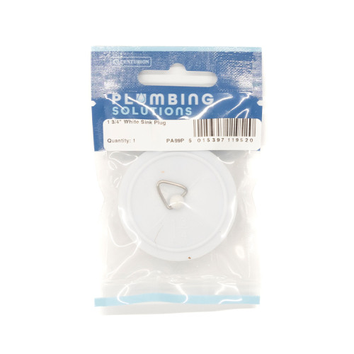 Plug - Sink Bath - White - 1 3/4" PA69P