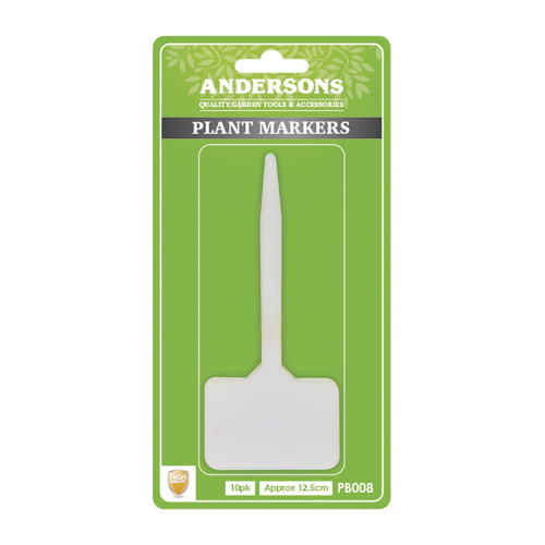 Large Plant Labels, White, Pack of 10