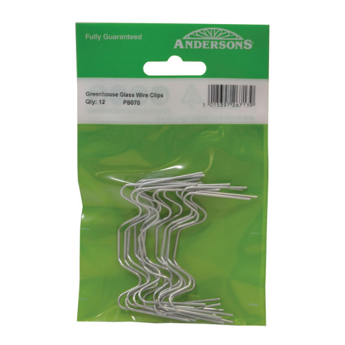 Spring Wire Glazing Clips, 'W' Clip