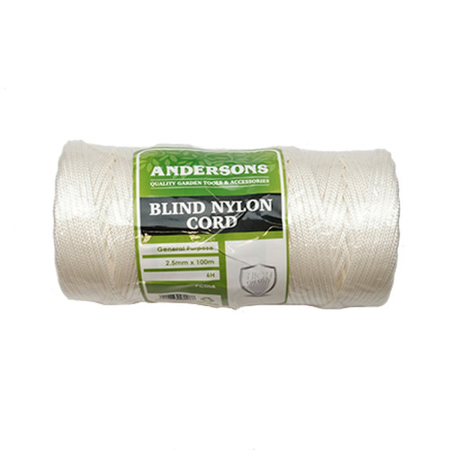 Nylon Blind Cord, 2,5mm x 100m (6H)