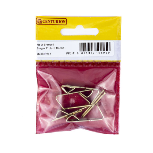 No 2 EB Single Picture Hooks (Pack of 4)