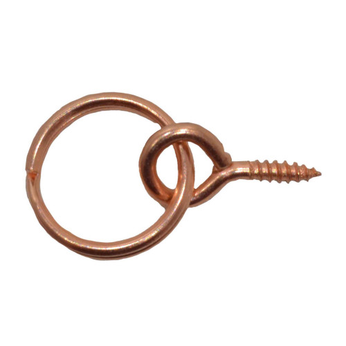 8mm Coppered Picture Screw Rings