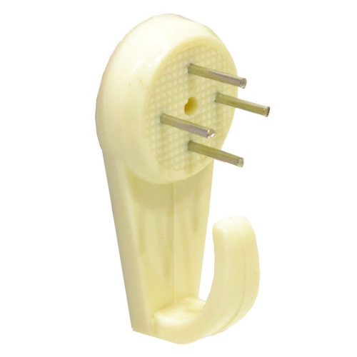 40mm Plastic Hard Wall Picture Hooks