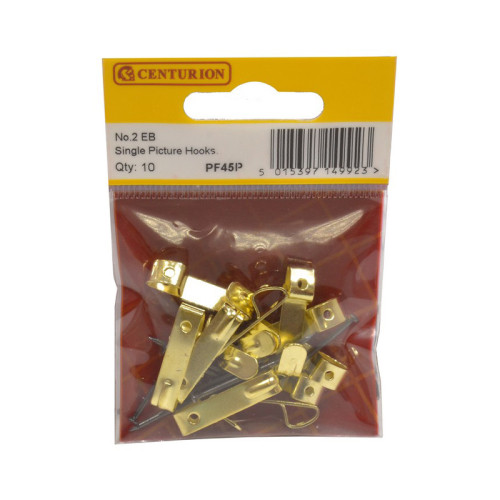 No 2 EB Single Picture Hooks (Pack of 10)