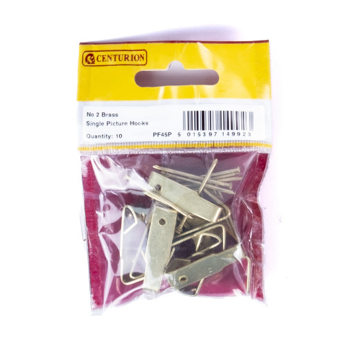 No 2 EB Single Picture Hooks (Pack of 10)