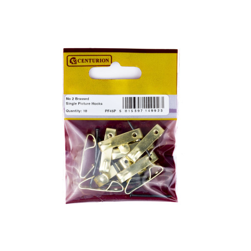 No 2 EB Single Picture Hooks (Pack of 10)