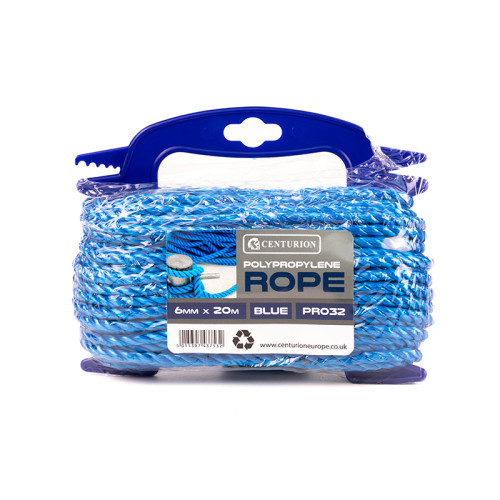 6mm x 20m Polypropylene Rope, Blue