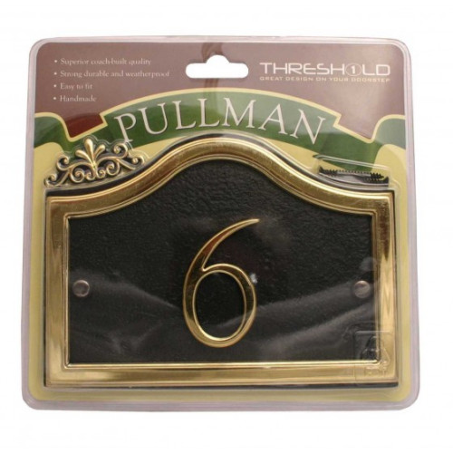 18cm x 13cm Black/Gold Pullman 6