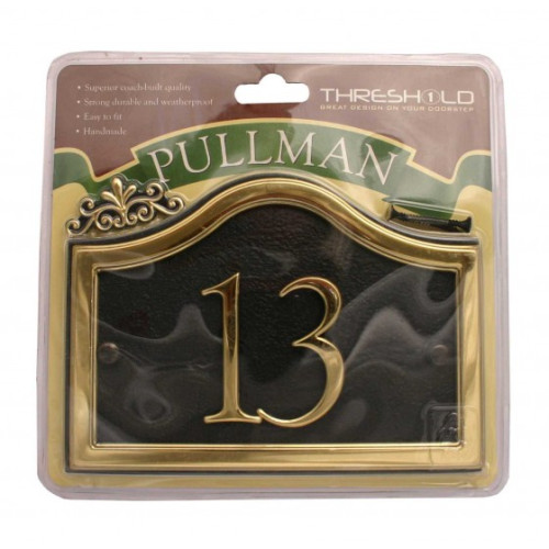 18cm x 13cm Black/Gold Pullman 13