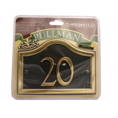 18cm x 13cm Black/Gold Pullman 20